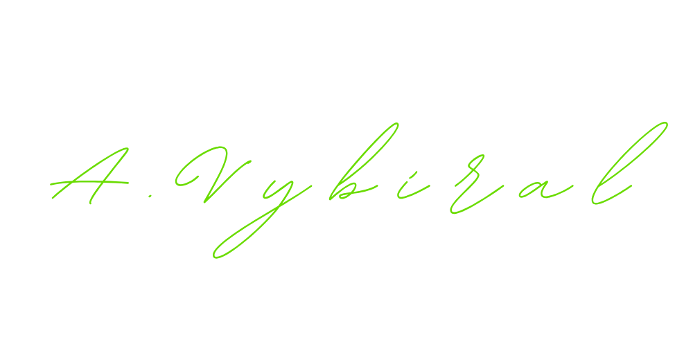 Podpis Antonína Vybírala